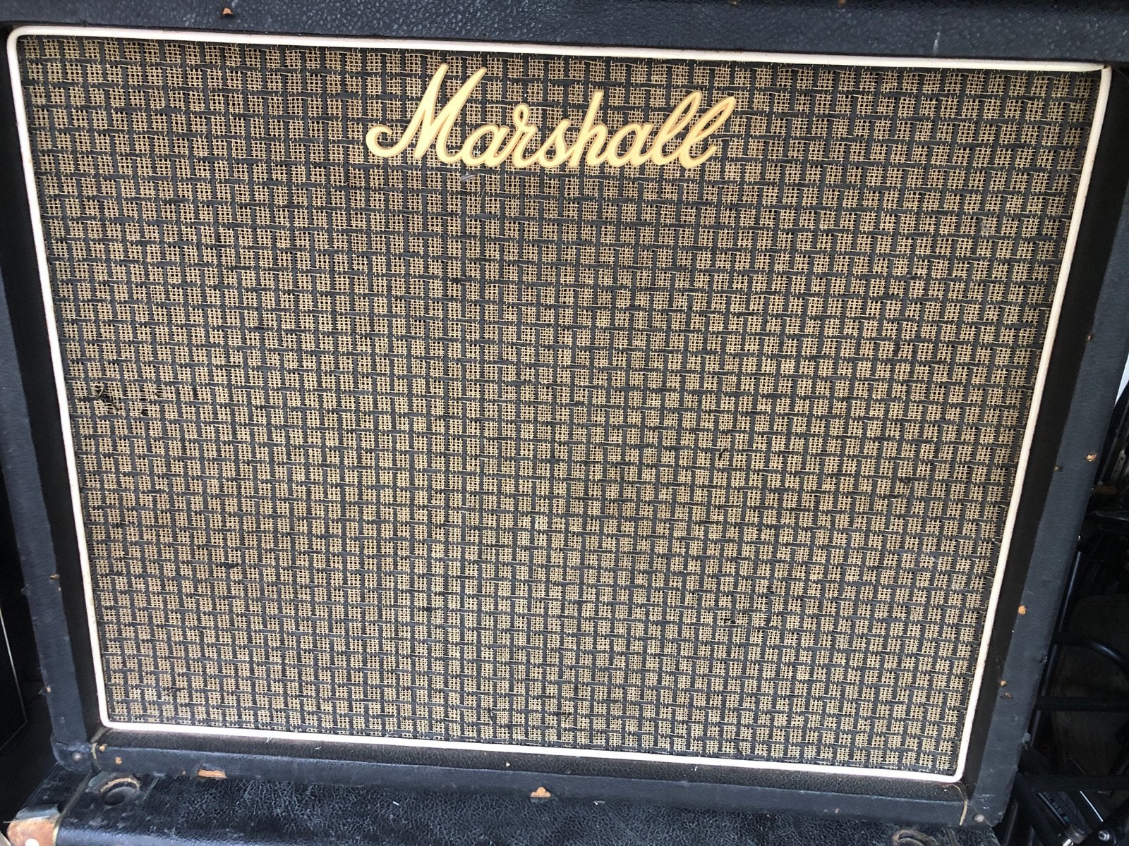 Vintage Marshall Gitaar Cabinet met 12 inch Celestion Black, Ophalen of Verzenden, Gebruikt