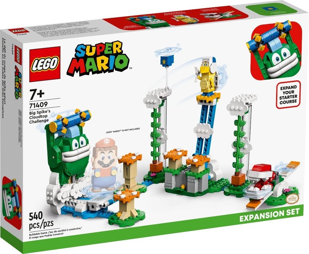 LEGO 71409 Big Spike's Cloudtop Challenge (Super Mario), Overige thema's, Nieuw, Ophalen of Verzenden, Complete set