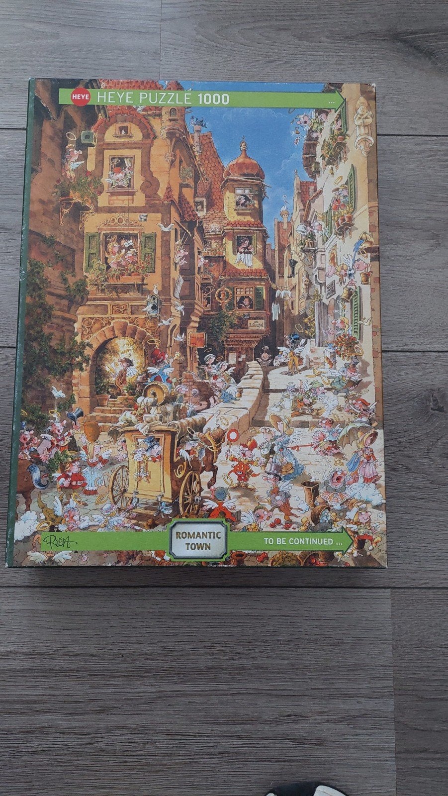 Puzzel heye 1000 stukjes, Ophalen of Verzenden, 500 t/m 1500 stukjes, Zo goed als nieuw