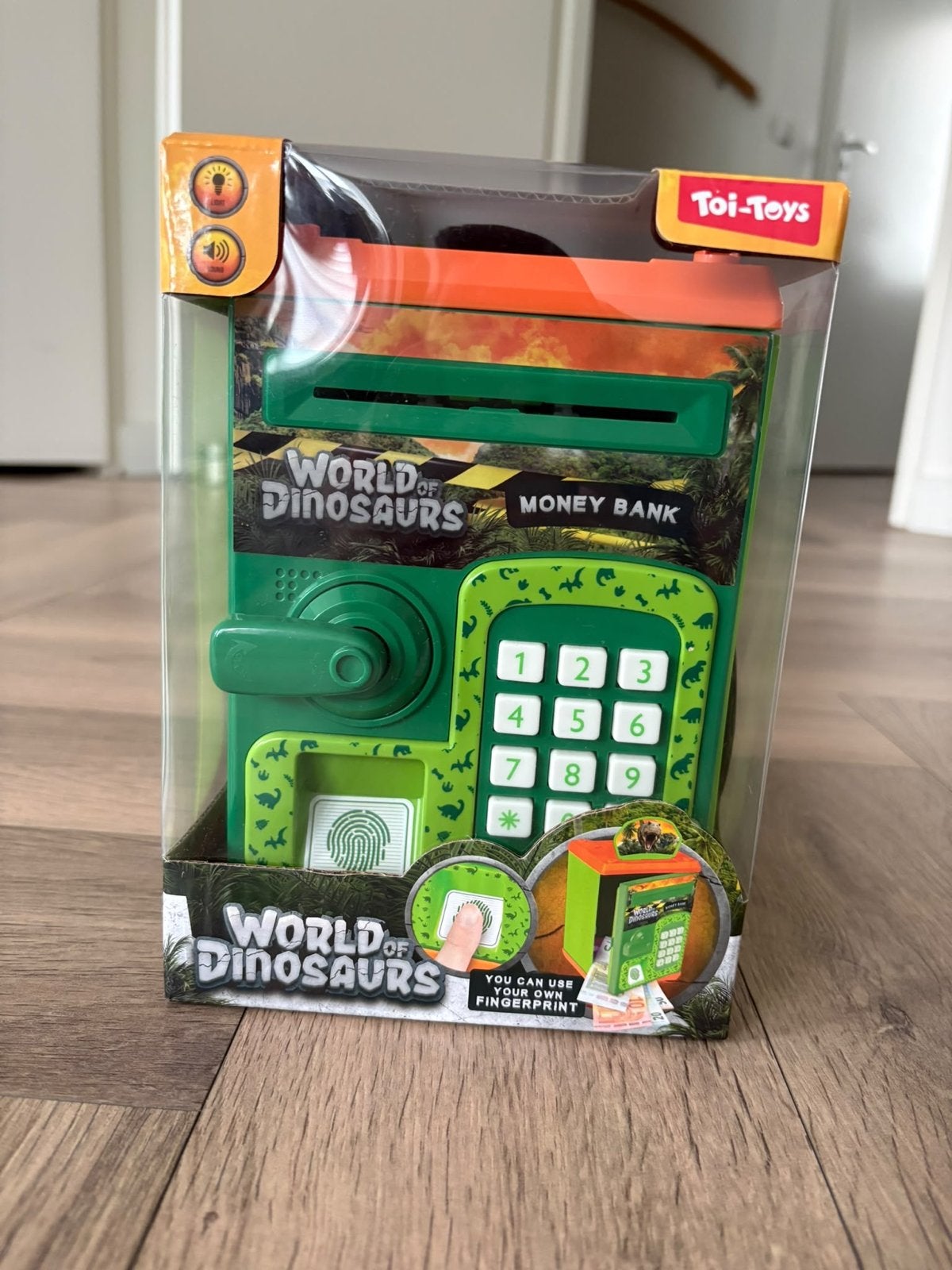 Toi-Toys World of Dinosaurs Dinosaurus Spaarpot met Code, Ophalen of Verzenden, Zo goed als nieuw, Jongen of Meisje