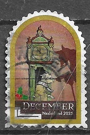Nederland 2025 December postzegel-voor jebeek 0.10, Ophalen of Verzenden, Na 1940, Gestempeld