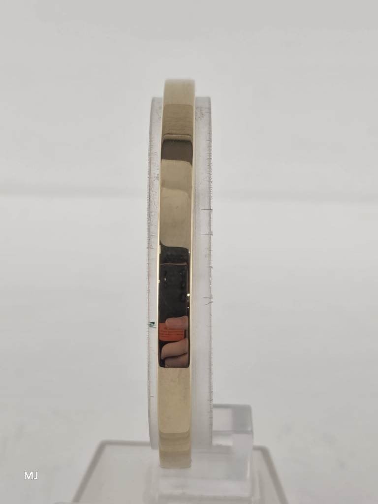 Gouden slavenarmband, vlak                               G16, Gebruikt, ., Ophalen of Verzenden, .