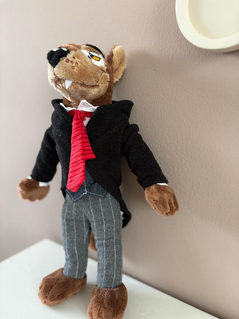Efteling knuffel 'De Boze Wolf' - Sprookjesbos, Verzamelen, Poppen, Zo goed als nieuw, Pop, Ophalen of Verzenden