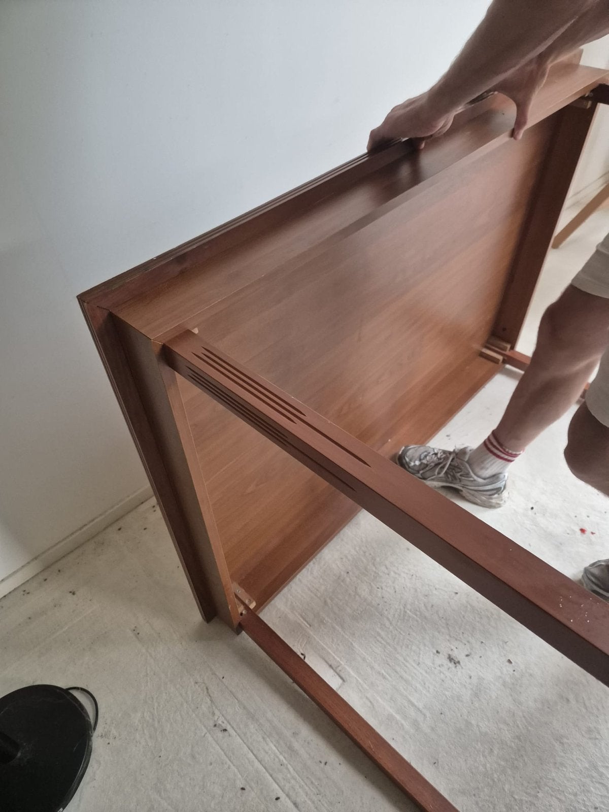 Eettafel Afm130-lang 90 breed 73 hoog gratis af te halen, Gebruikt, 100 tot 150 cm, Rechthoekig, Overige houtsoorten
