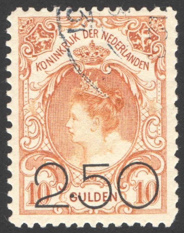 Nederland NVPH nr 104 gestempeld Opruimingsuitgifte 1920, Ophalen of Verzenden, T/m 1940, Gestempeld