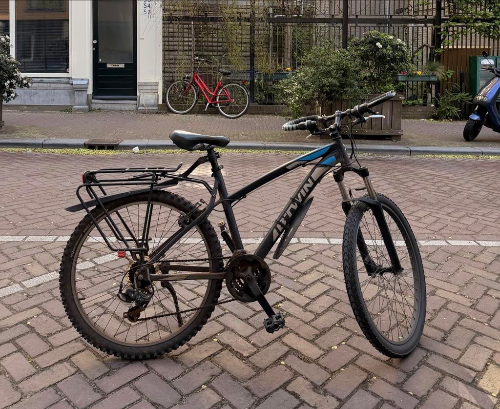 Btwin Rockrider 340 - Ketting en remmen te vervangen, Gebruikt, Hardtail, Heren, 53 tot 57 cm