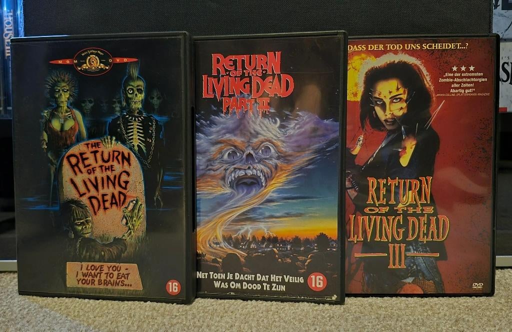Return Of The Living Dead 1-3 Collection (1985-1993), Cd's en Dvd's, Vanaf 16 jaar, Ophalen of Verzenden, Gebruikt, Vampiers of Zombies