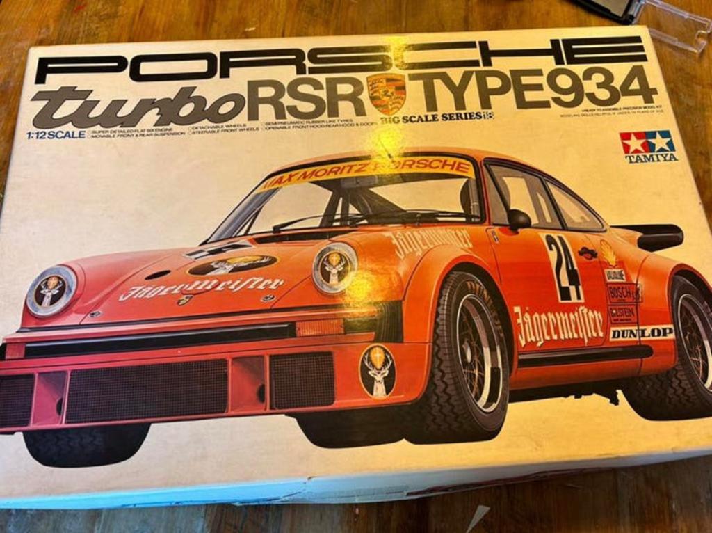 Tamiya vintage 1:12 Porsche 934 Jagermeisyer, Gebruikt, Auto, Groter dan 1:32, Ophalen of Verzenden