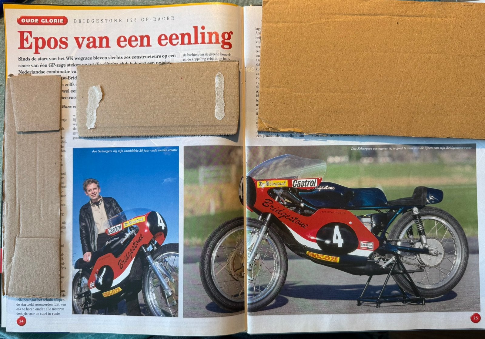 Verslag Bridgestone 125 racer historie, Verzamelen, Verzenden, Zo goed als nieuw, Motoren