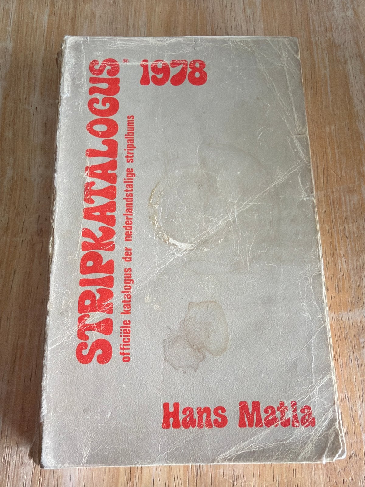 Stripkatalogus 1978 - Hans Matla, Eén stripboek, Ophalen of Verzenden, Gelezen