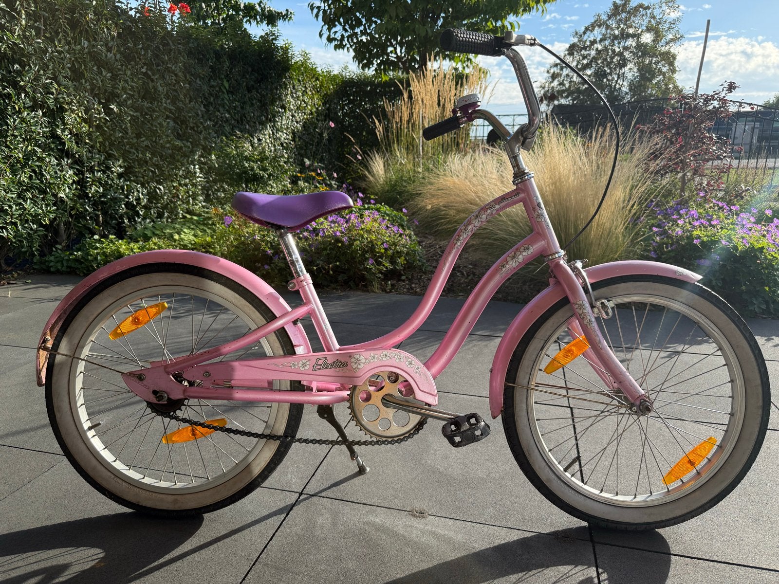 Electra Hawaii Cruiser Meisjesfiets 20 inch, 6-8 jaar, Fietsen en Brommers, Ophalen, Gebruikt, Velgrem, Handrem