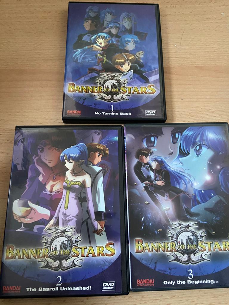Banner of the Stars Anime Compleet!, Vanaf 12 jaar, Ophalen of Verzenden, Zo goed als nieuw, Anime (Japans)