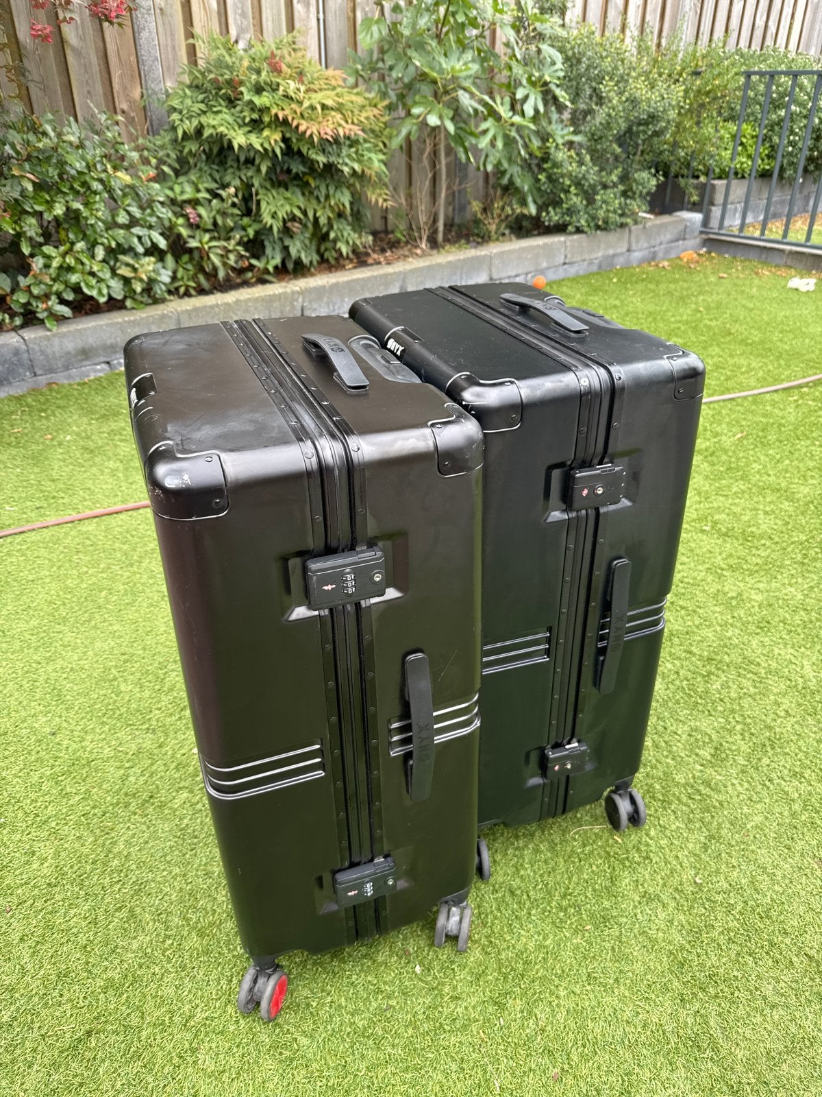 Gebruikte ONYX Hybrid Pro Koffers 100L ps 50 euro, Ophalen, Gebruikt, Hard kunststof, 45 tot 55 cm