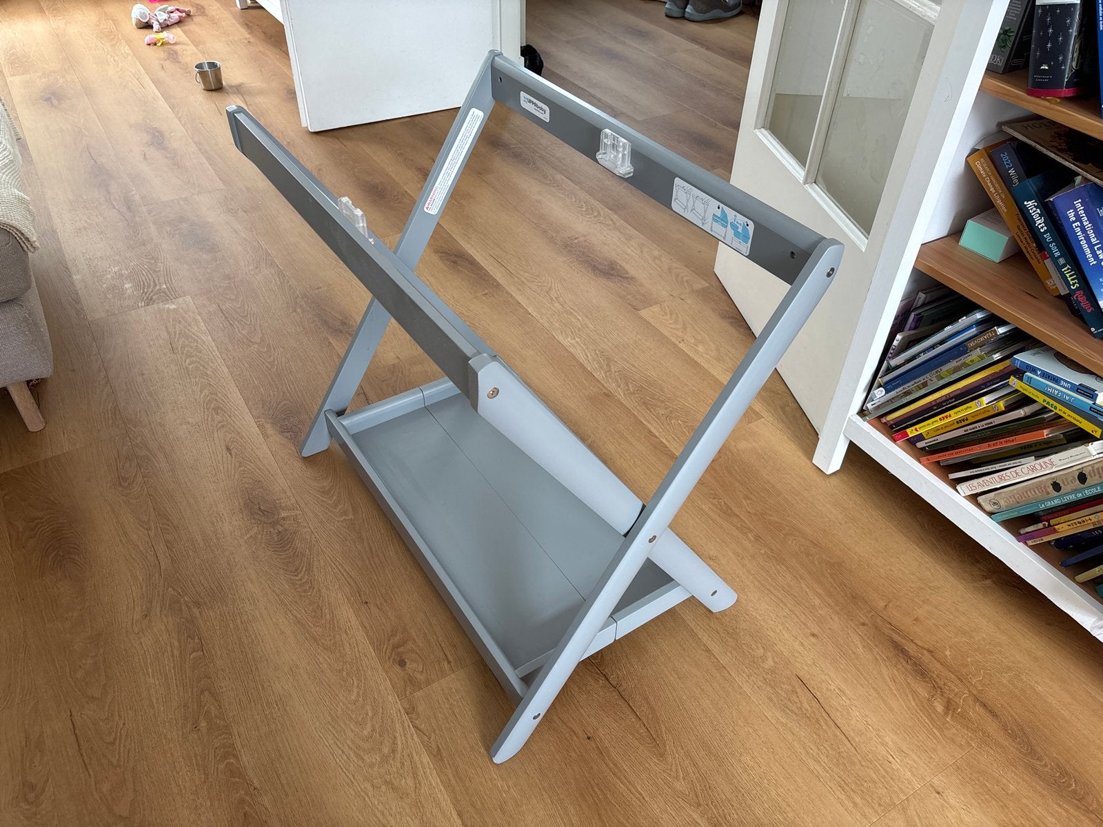 UPPAbaby Bassinet standaard stand - Grijs, Overige typen, Zo goed als nieuw, Standaard, Ophalen