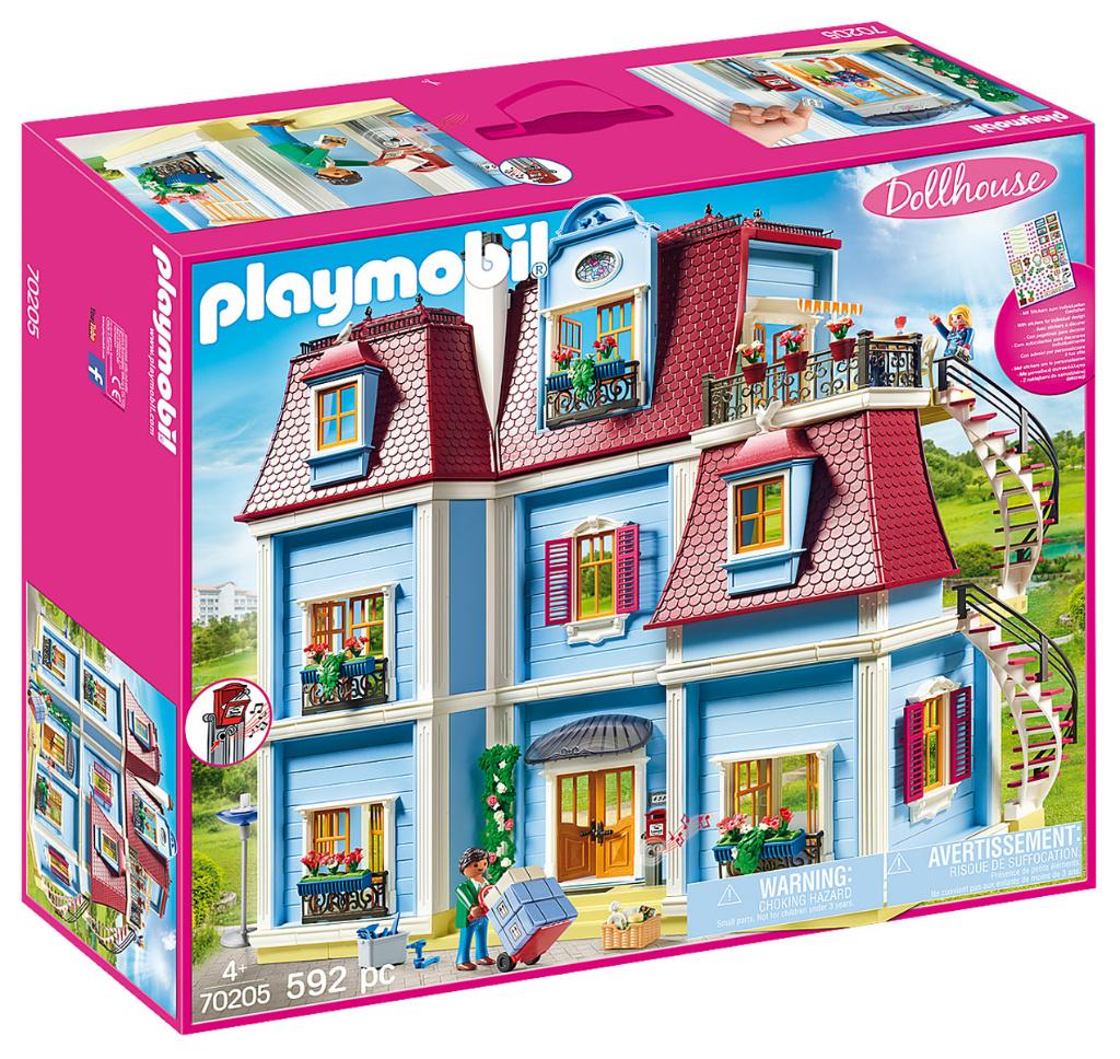 PLAYMOBIL 70205 Dollhouse Groot Herenhuis 592 delig, Ophalen of Verzenden, Nieuw