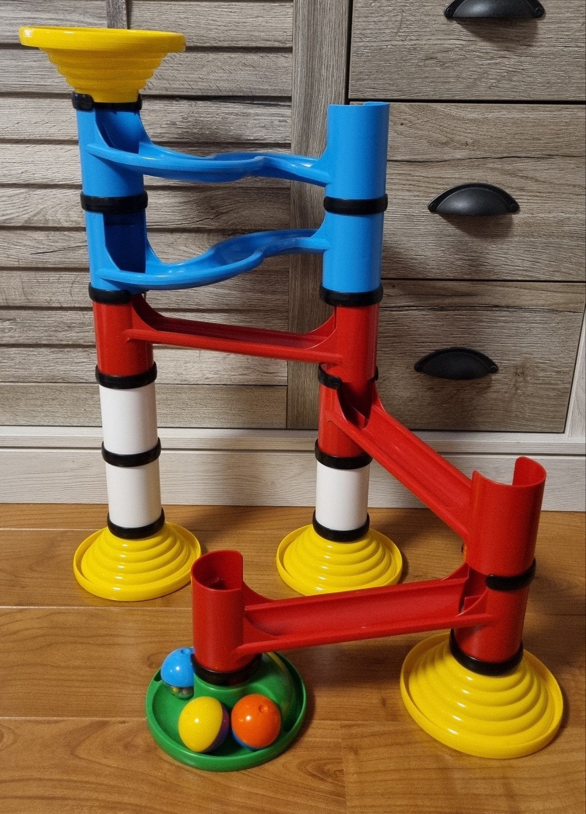 Knikkerbaan met 4 ballen, Ophalen, Gebruikt, Jongen of Meisje