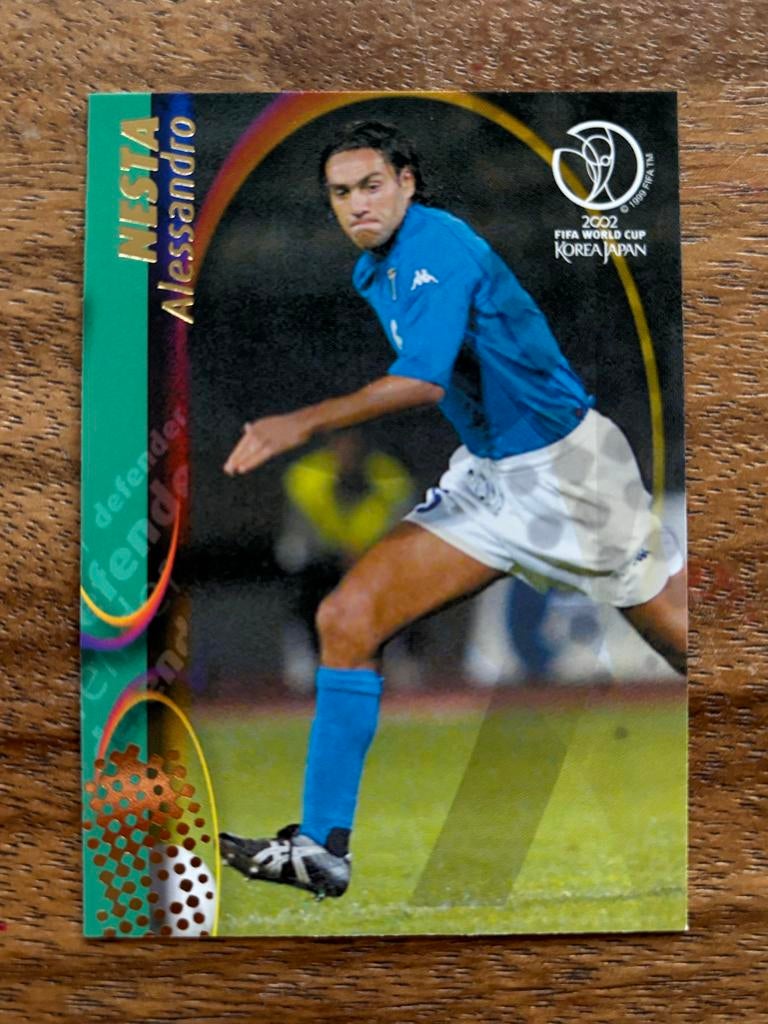 Alessandro Nesta Panini FIFA World Cup 2002 Spelerskaart, Ophalen of Verzenden, Nieuw, Buitenlandse clubs, Spelerskaart