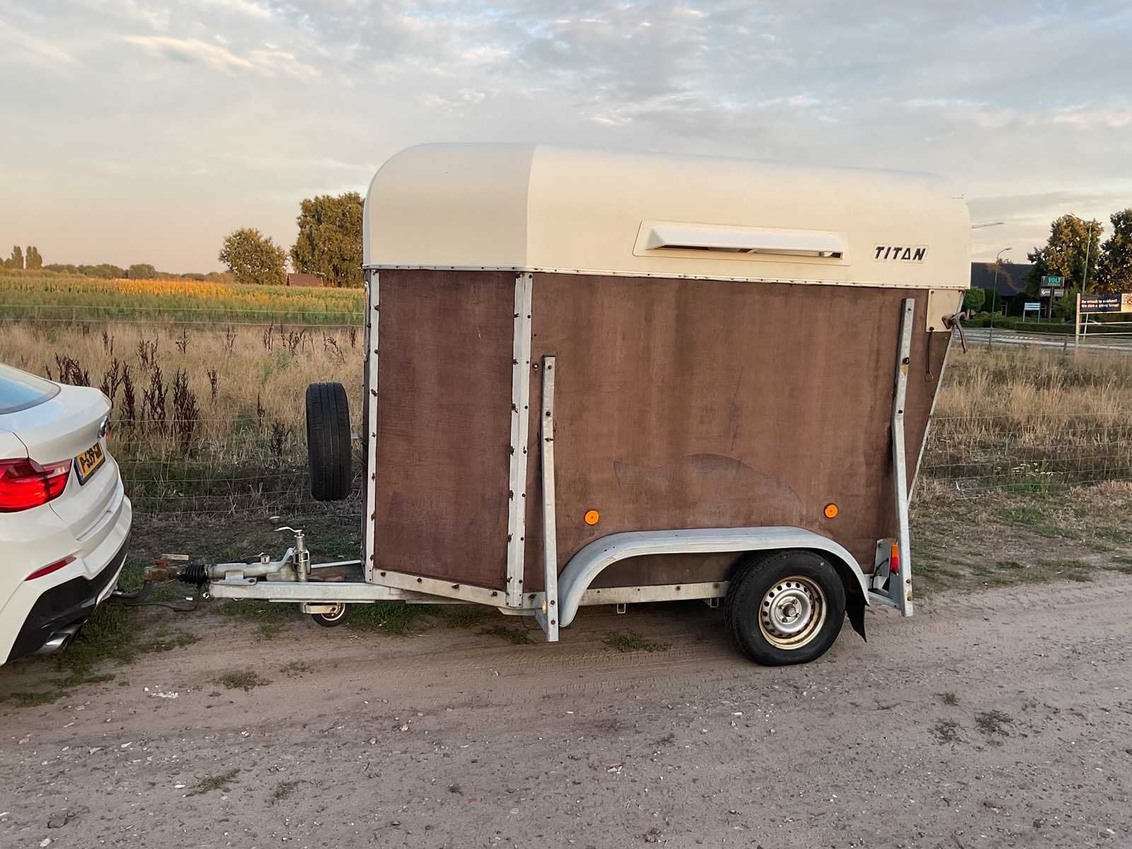 titan jelsum PTR1 Paardentrailer, Dieren en Toebehoren, Paarden en Pony's | Trailers en Aanhangwagens, Gebruikt, Overige typen