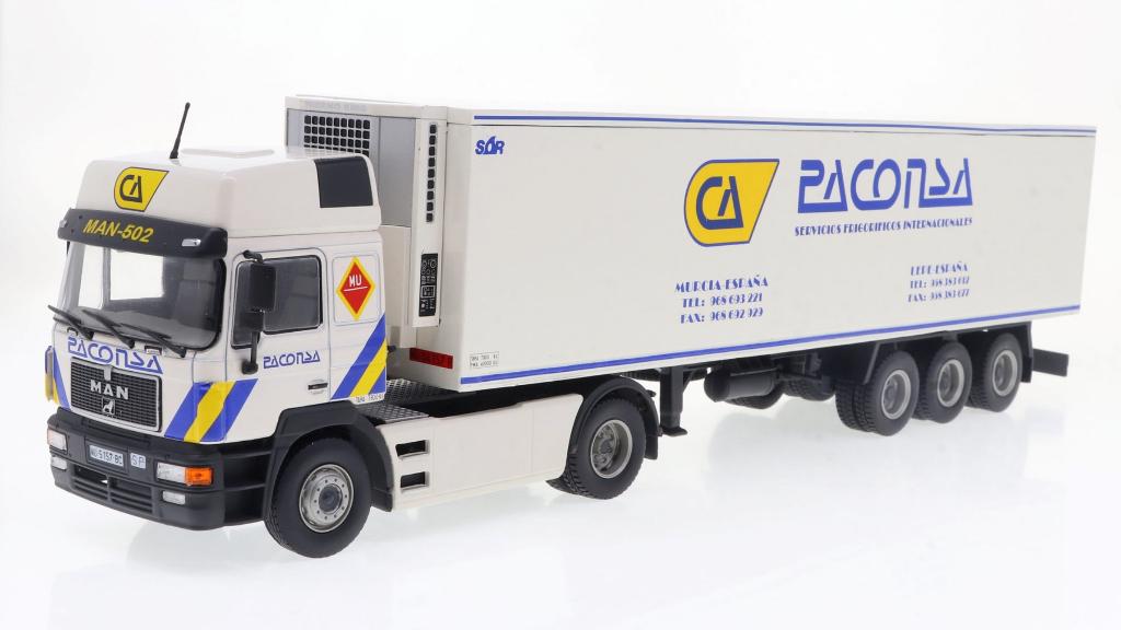 Man 19.502 1991 PACONSA schaal 1/43 camion autobus # 77, Verzenden, Nieuw, Bus of Vrachtwagen, Overige merken