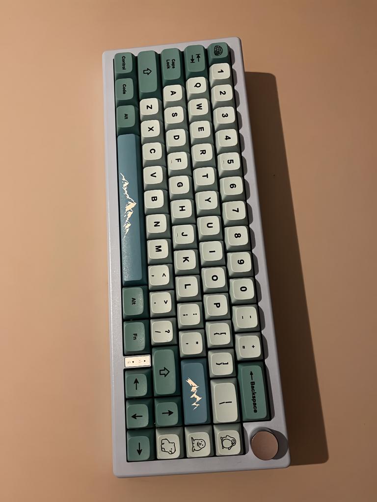 ZUOYA GMK67 Mechanisch Toetsenbord, Computers en Software, Toetsenborden, Ophalen of Verzenden, Qwerty, Zo goed als nieuw, Bedraad