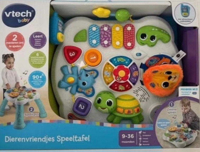 V-tech speeltafel dierenvriendjes, Ophalen of Verzenden, Nieuw