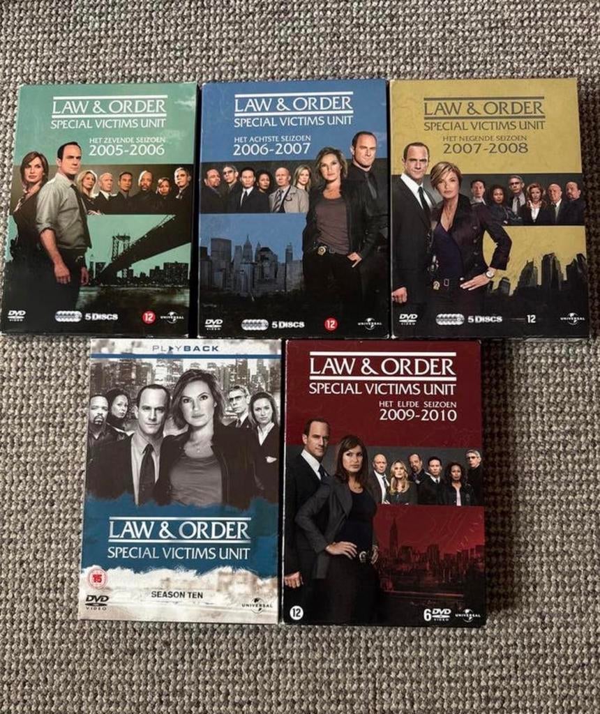 Law & Order SVU DVD Boxset Seizoen 7, 8, 9, 10, 11, Vanaf 12 jaar, Ophalen of Verzenden, Zo goed als nieuw, Boxset