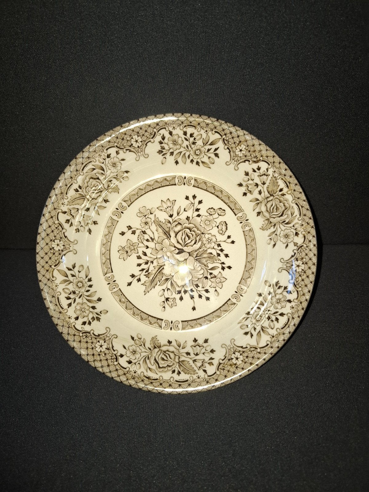 Vintage New Garden English Ironstone schaal - bloemmotief, Ophalen