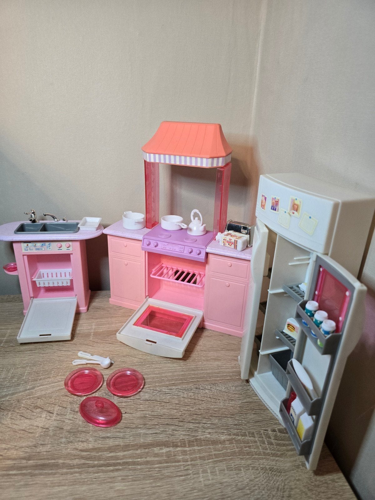 Barbie Folding Pretty house kitchen vintage Mattel, Ophalen of Verzenden, Gebruikt, Pop