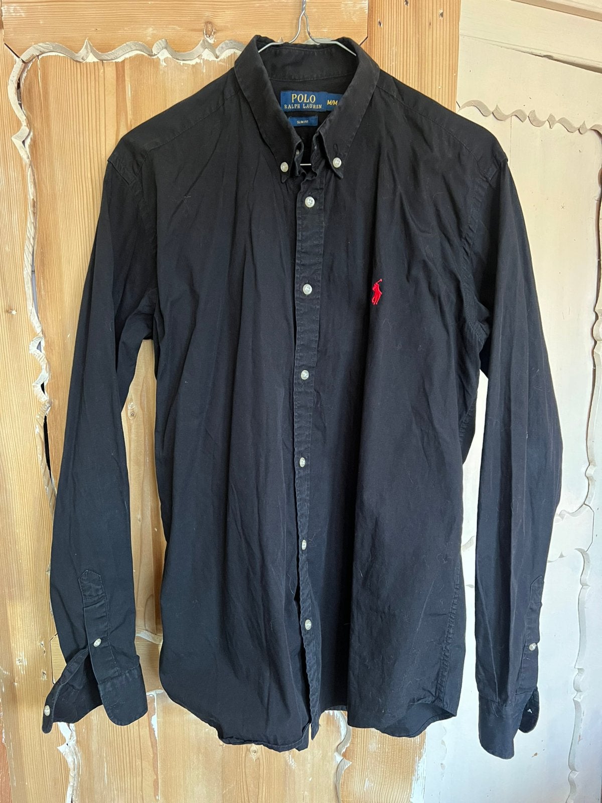 Polo blouse S 100% katoen, Ophalen of Verzenden, Zo goed als nieuw, Zwart