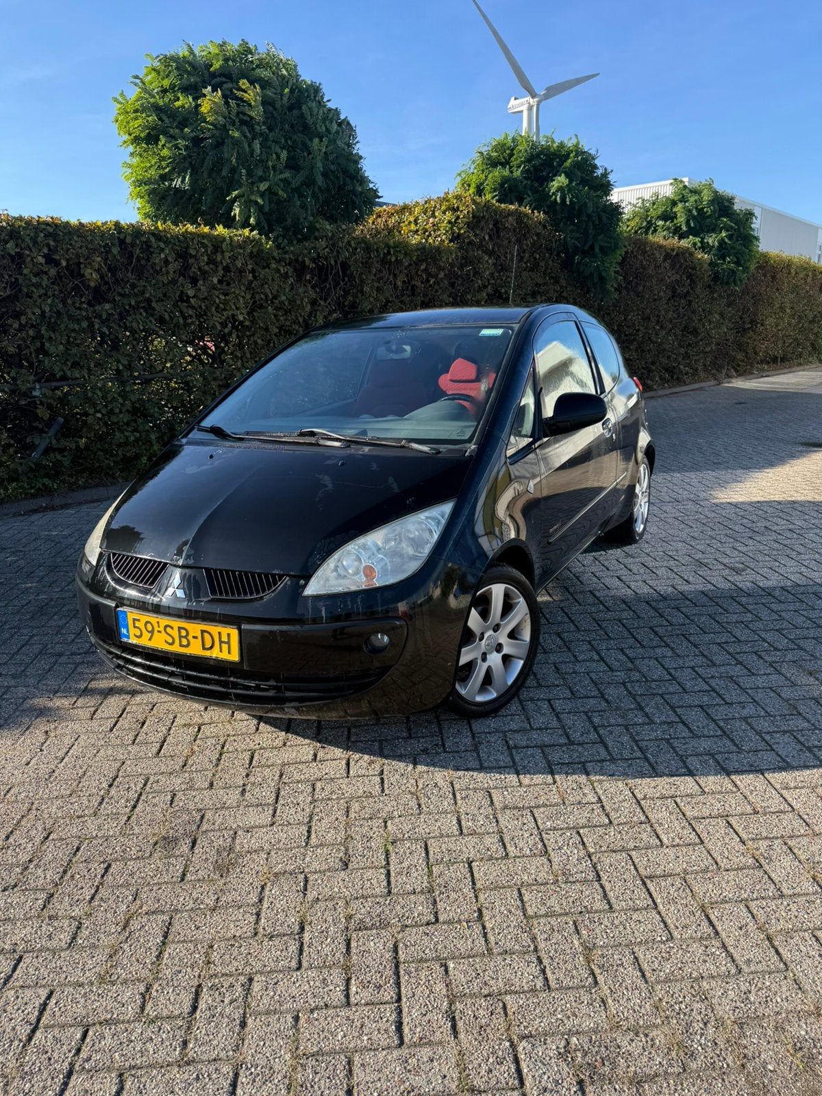 Mitsubishi Colt 1.3 Mivec CZ3 2005 Zwart, Auto's, Voorwielaandrijving, Origineel Nederlands, Particulier, 500 kg