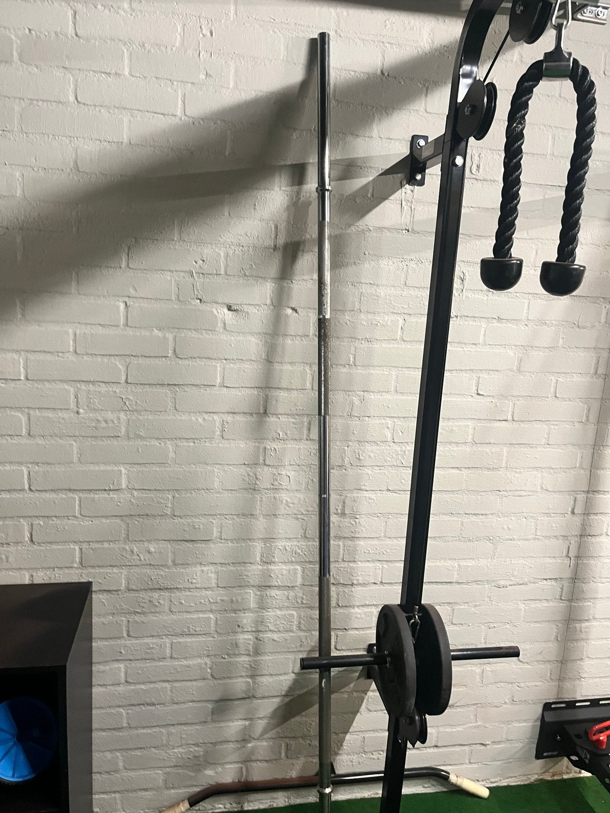 Fitness set: Halterschijven, halterstangen en dumbbells, Ophalen, Gebruikt, Armen, Halterschijven