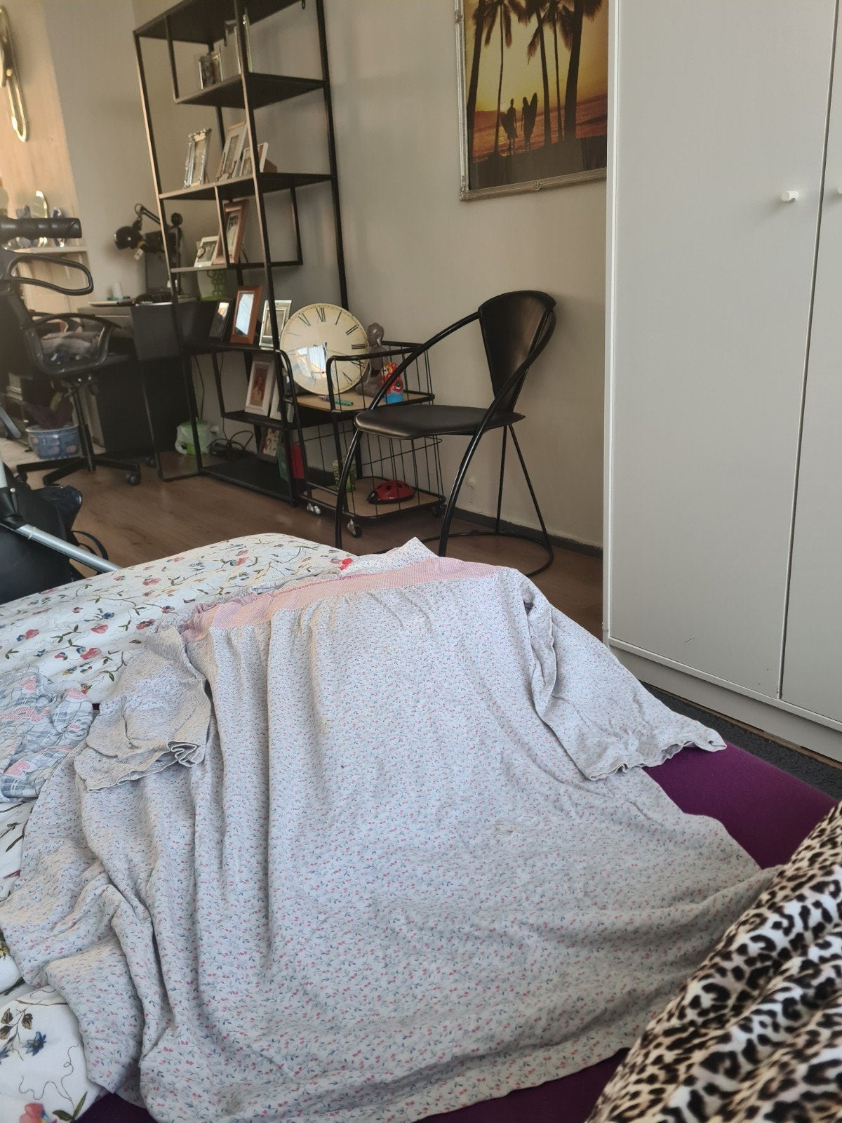Comfortabele pyjama met bloemenprint, Onbekend, Ophalen of Verzenden, Gedragen, Maat 38/40 (M)