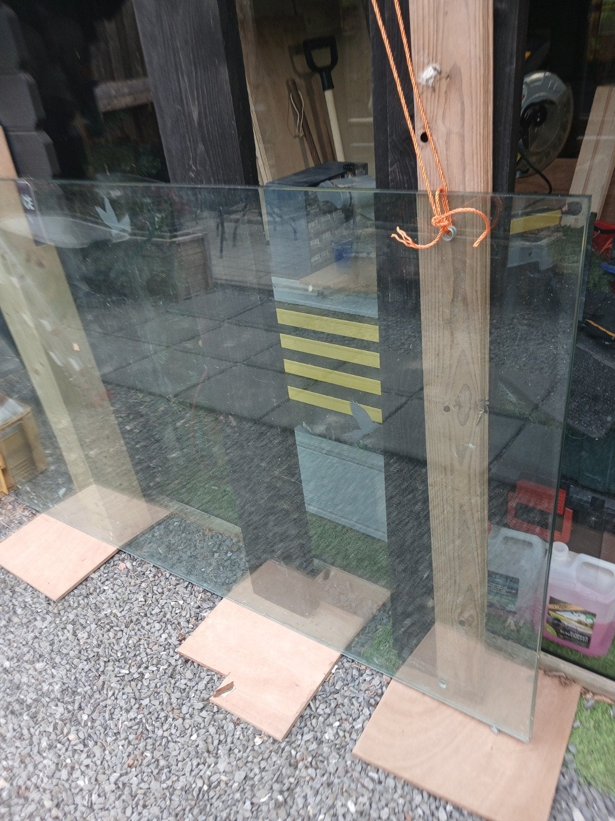 Gratis !, Doe-het-zelf en Verbouw, Glas en Ramen, Ophalen, Gebruikt, 80 tot 120 cm, Glasplaat
