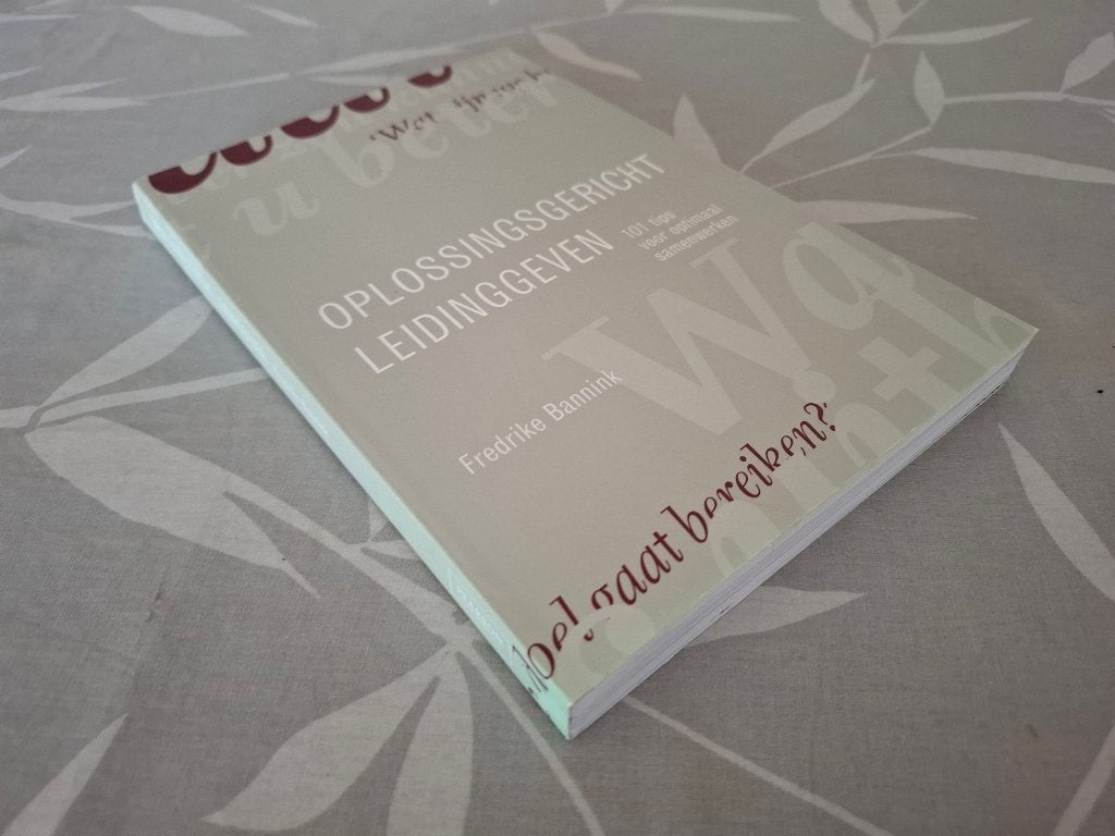 OPLOSSINGSGERICHT LEIDINGGEVEN  – Bannink, Ophalen of Verzenden, Zo goed als nieuw, Management