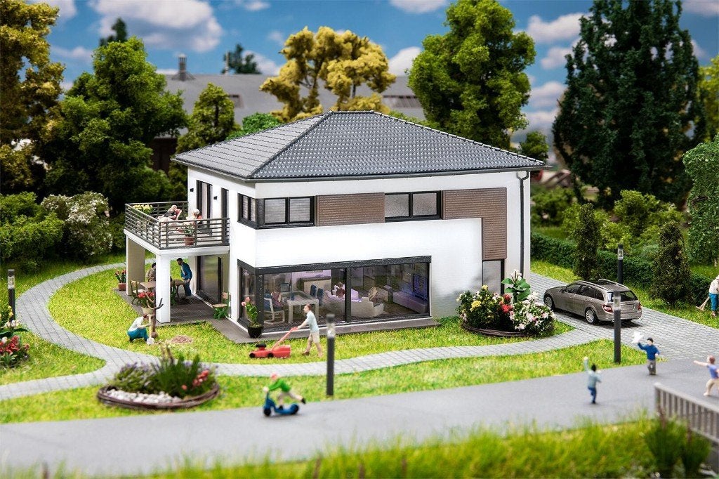 Faller H0 WeberHaus CityLife, Hobby en Vrije tijd, Modeltreinen | H0, Overige merken, Gelijkstroom of Wisselstroom, Brug, Tunnel of Gebouw