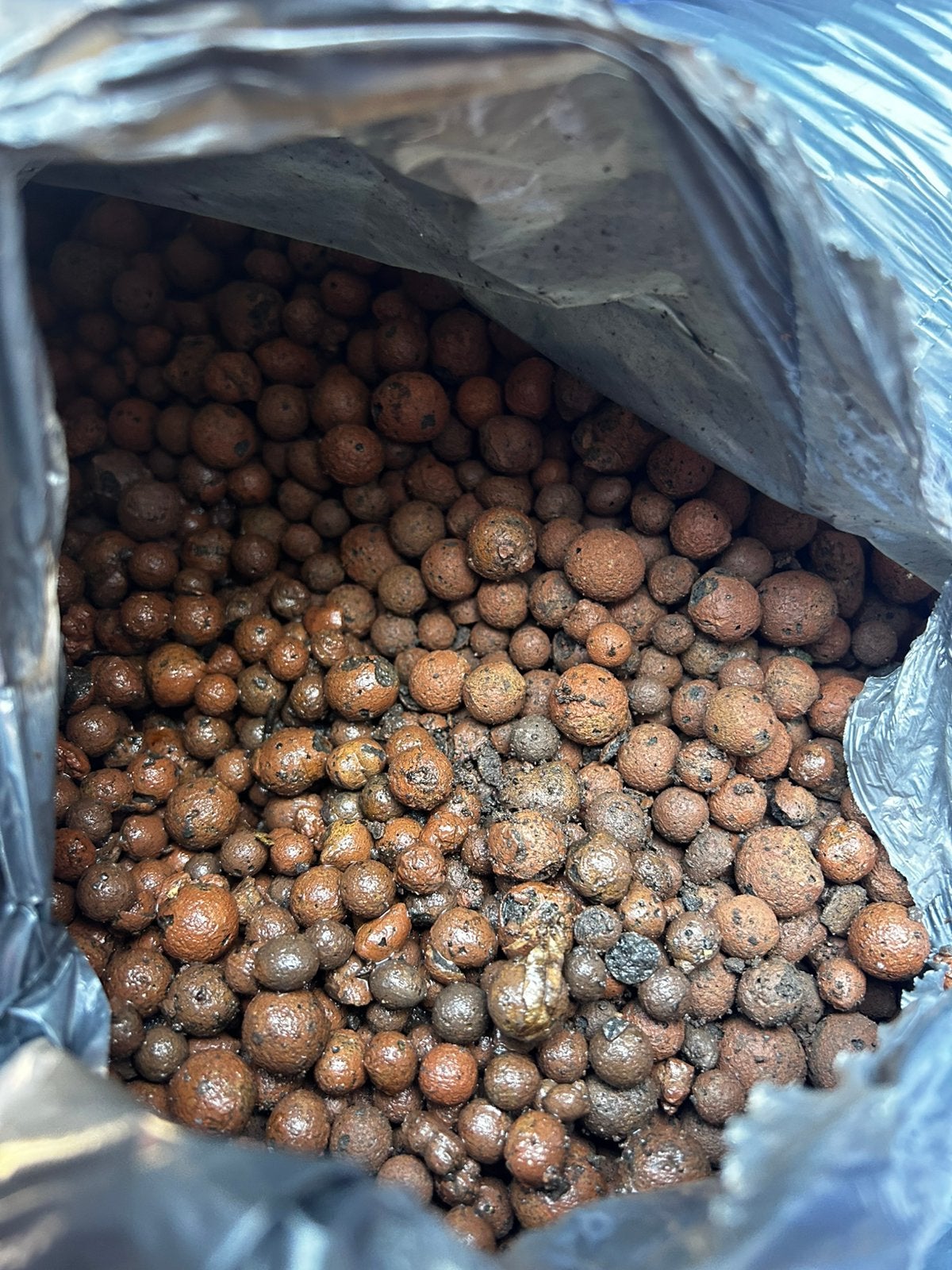 GRATIS!! Boodschappentas met gebruikte hydrokorrels, Ophalen, Gebruikt