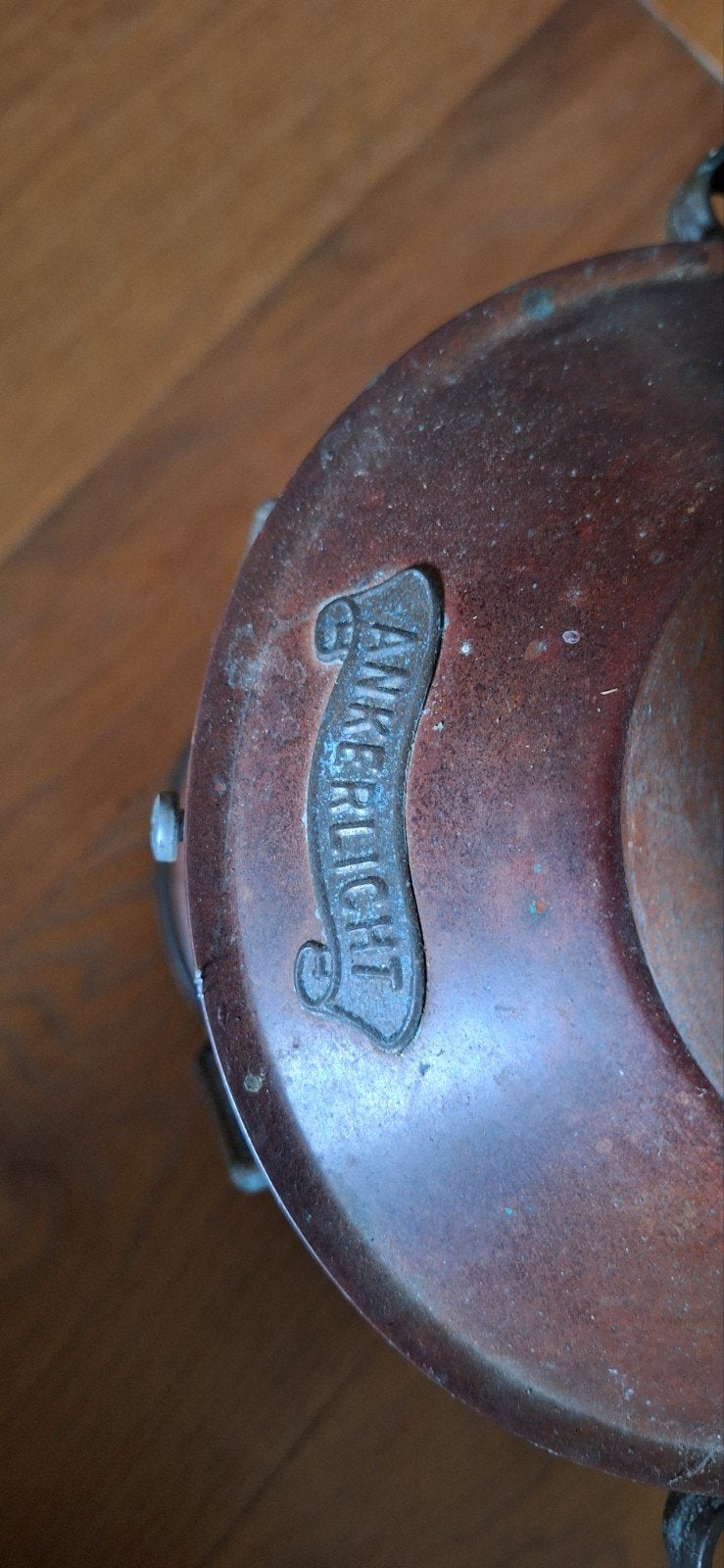 Antieke Ankerlicht koperen scheepslamp - Maritieme decoratie, Ophalen of Verzenden
