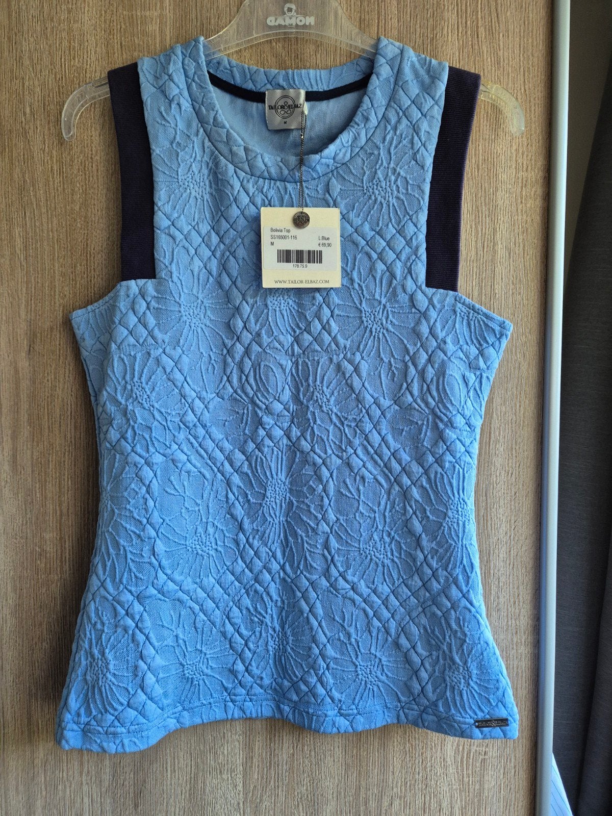 Tailor & Elbaz top maat M, Maat 38/40 (M), Tailor & elbaz, Blauw, Nieuw