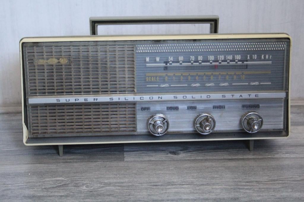 GoldStar BM-709 AM transistorradio, Ophalen of Verzenden, Gebruikt, Transistorradio