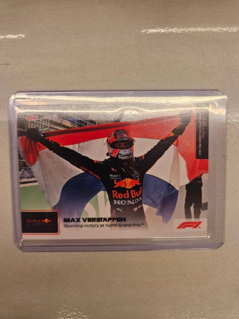 47 max verstappen worldchampion 2021 zandvoort gp topps now, Ophalen of Verzenden, Nieuw