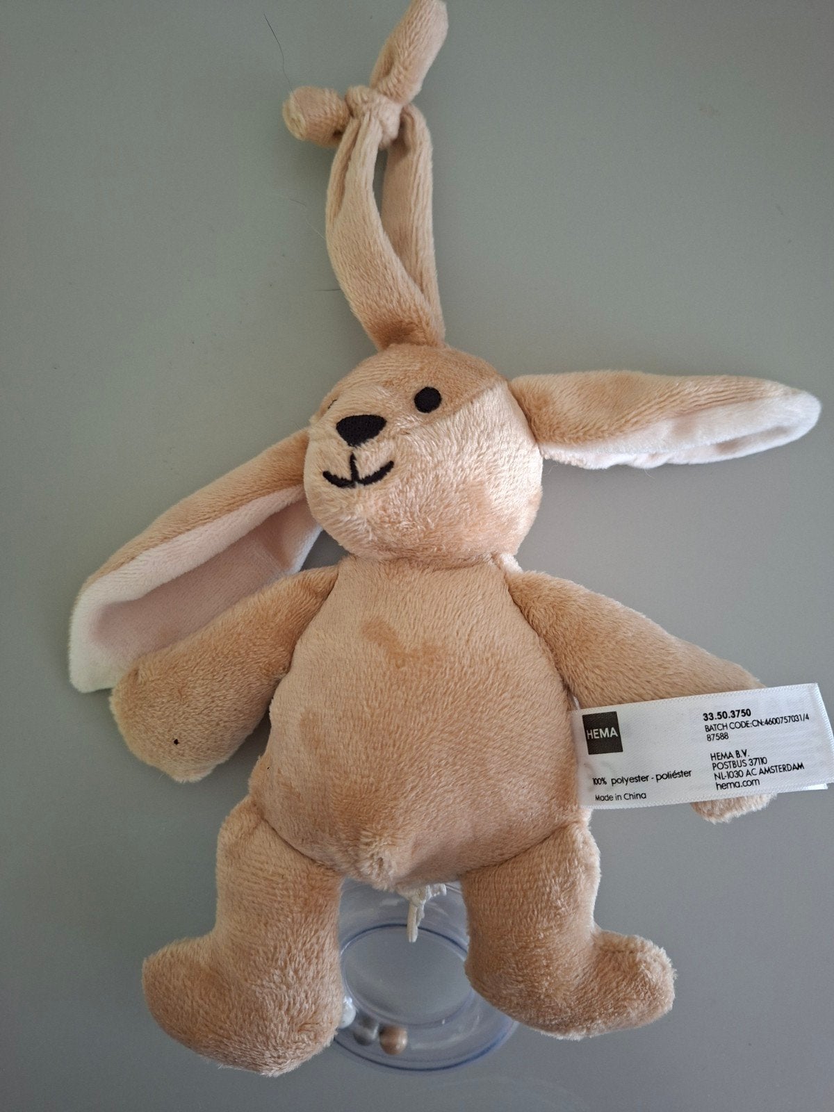 hema  knuffel met trekkoord voor het slapen gaan met muziekj, Ophalen of Verzenden, Zo goed als nieuw, Overige typen