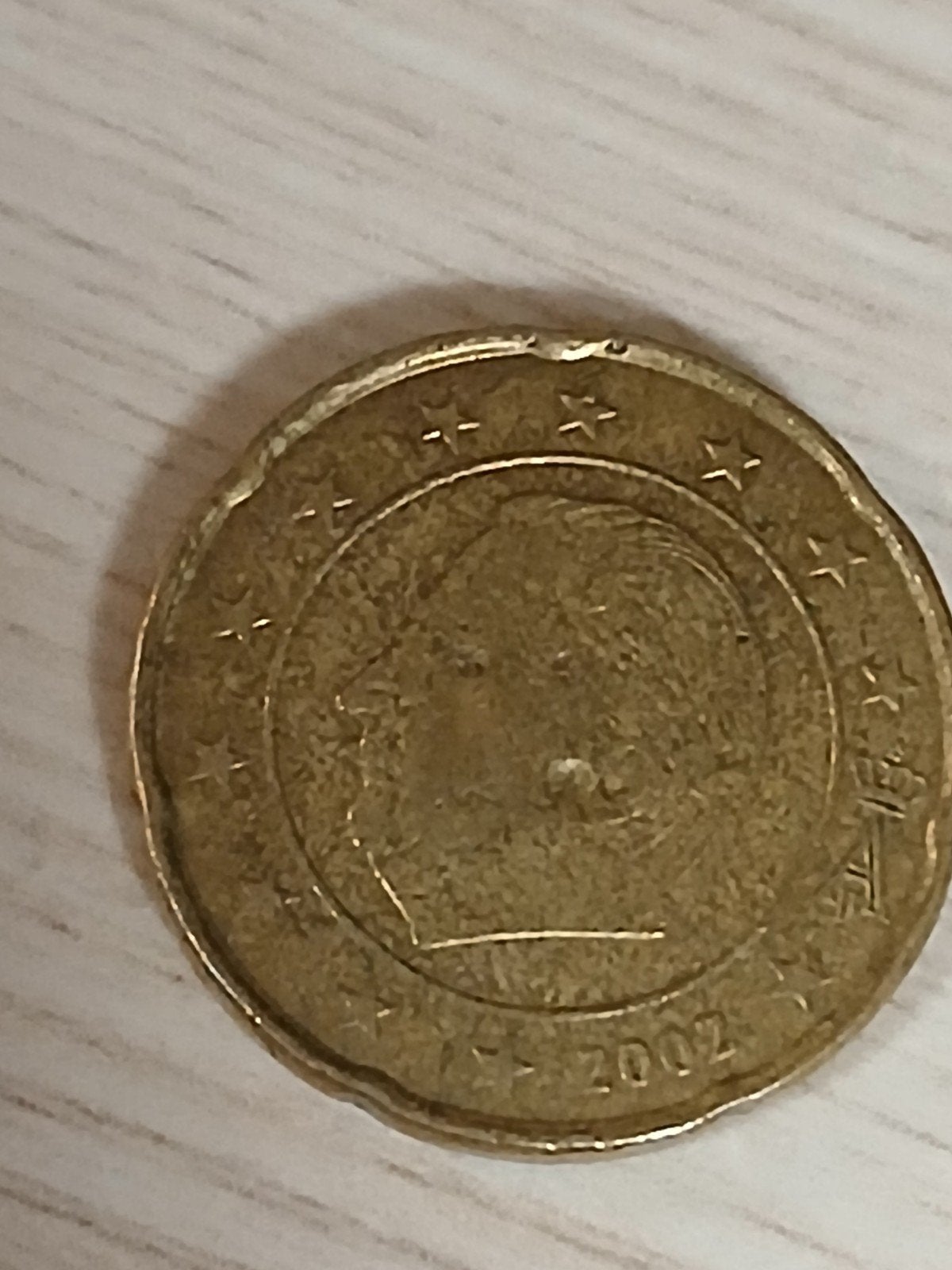 Belgische 20 eurocent munt 2002 - Koning Albert II, Ophalen of Verzenden, Overig, Losse munt