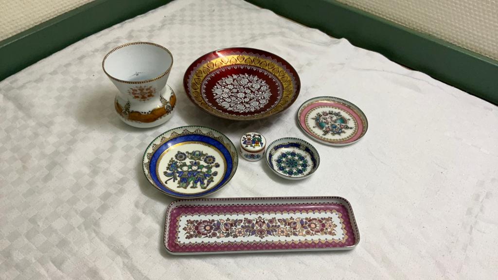 Emaille schaaltjes, arta, Oostenrijk, brocante, Ophalen of Verzenden, Zo goed als nieuw