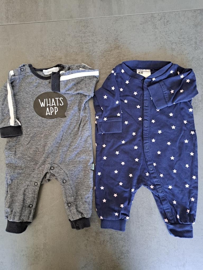 Twee pakjes met lange mouw, maat 56 (ook apart te koop), Kinderen en Baby's, Ophalen of Verzenden, Zo goed als nieuw, Meisje, Pakje