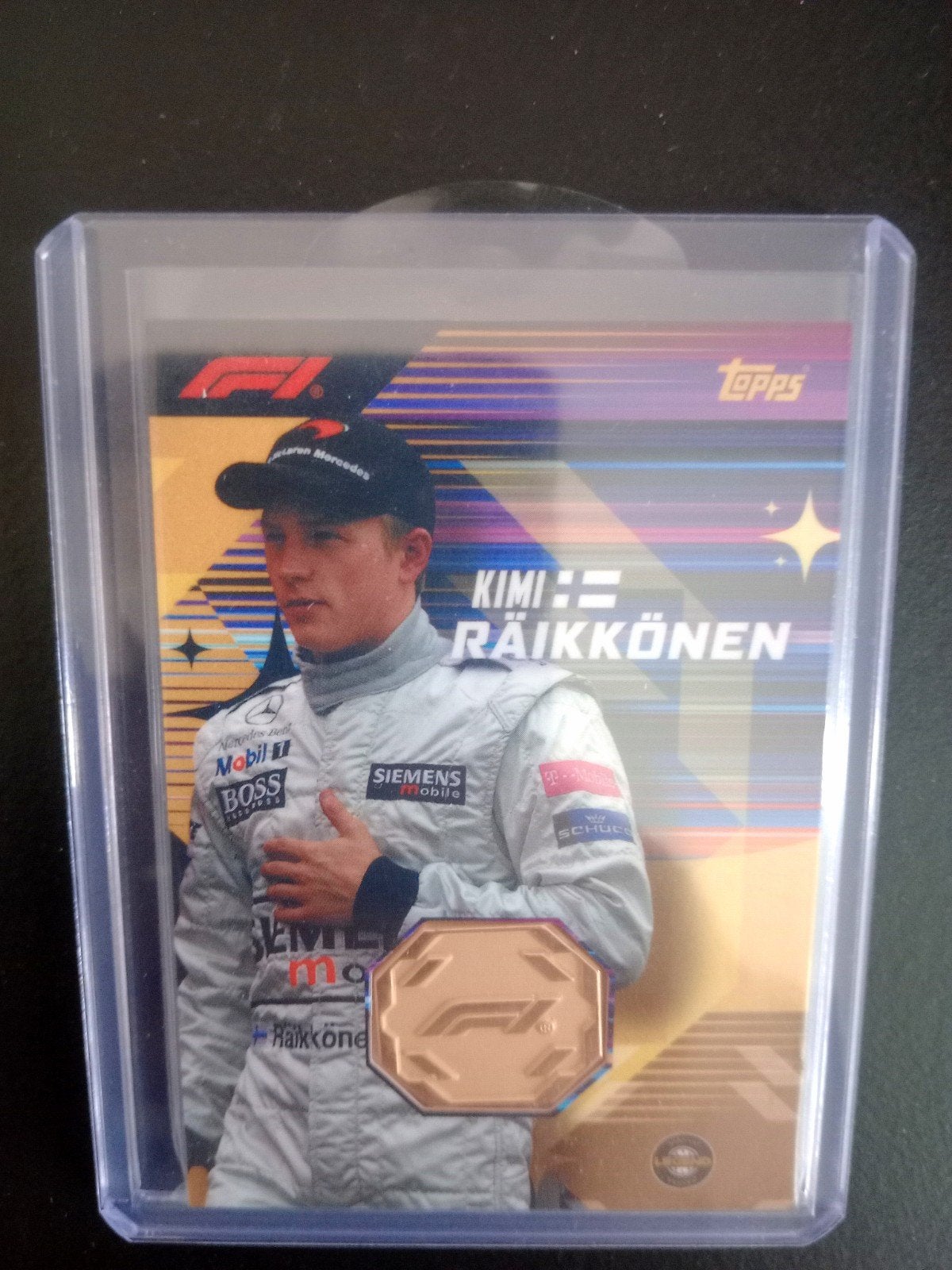 Topps Turbo Attax 2026 Kimi Räikkönen Relic Kaart, Ophalen of Verzenden, Zo goed als nieuw, Losse kaart