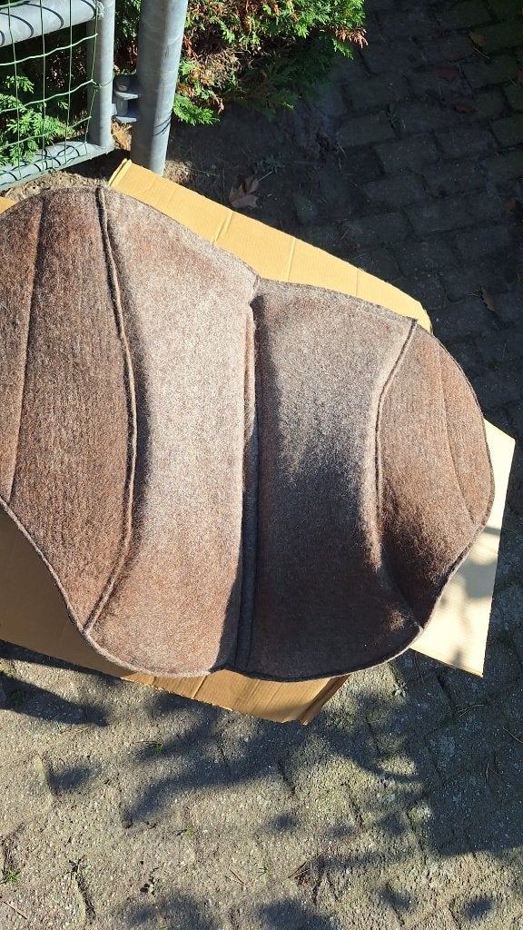 EDIX Aztec Brown Roundskirt Pad, Ophalen of Verzenden, Gebruikt, Zadelpad