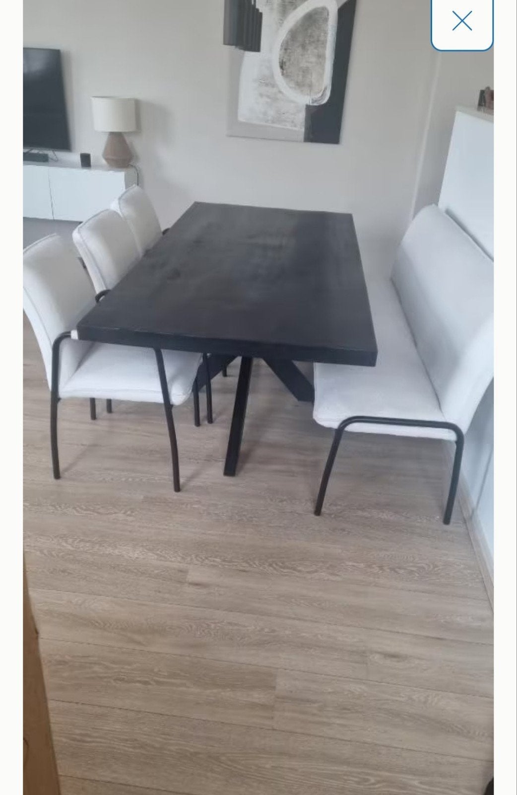 3 eetkamerstoelen en eetkamerbank Donald van HUIS, Ophalen, Overige kleuren, Drie, Zo goed als nieuw