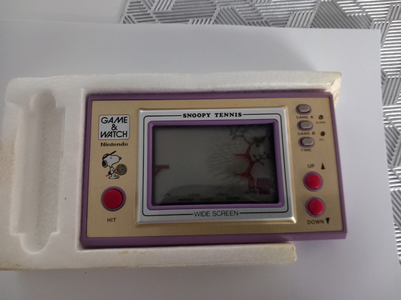 Nintendo Game & Watch Snoopy Tennis (SP-30) Wide Screen, Ophalen of Verzenden