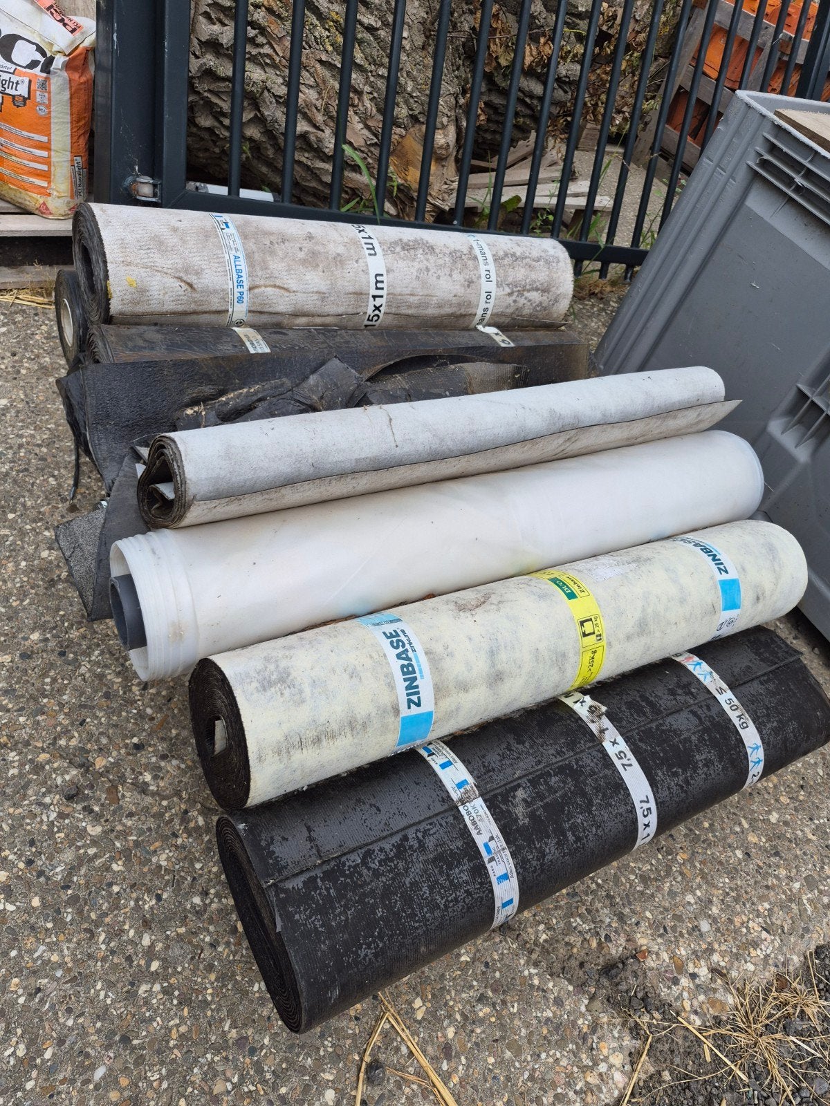 epdm rollen, Ophalen, Overige materialen, Zwart, Nieuw