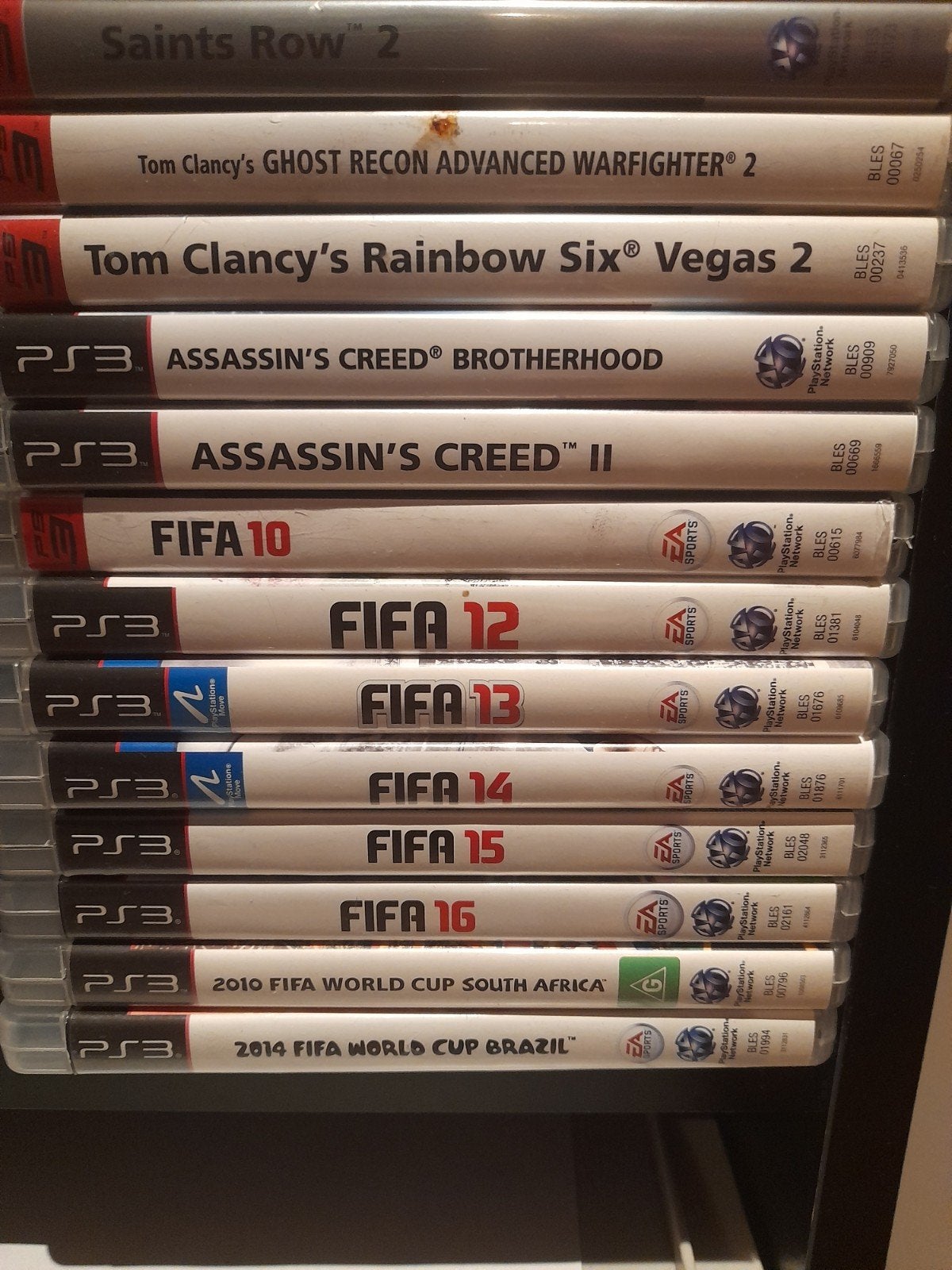 Fifa,  call of duty,  assassins creed,  gran turismo,  w2k, 1 speler, Ophalen of Verzenden, Zo goed als nieuw, Vanaf 3 jaar